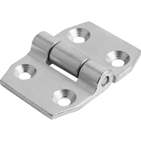 Hinge Maintenance-Free Form:C 70X50, Steel Galvanized, A1=21, A2=21, A3=35, A4=35
